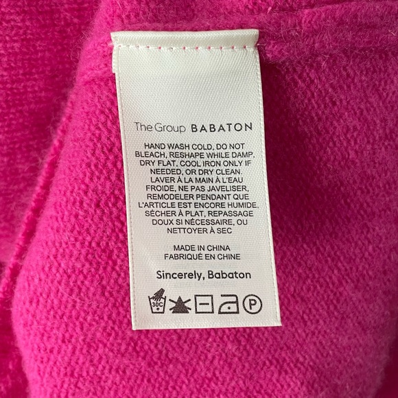 The Group BABATON • 100% Cashmere V-Neck Sweater - Picture 3 of 5